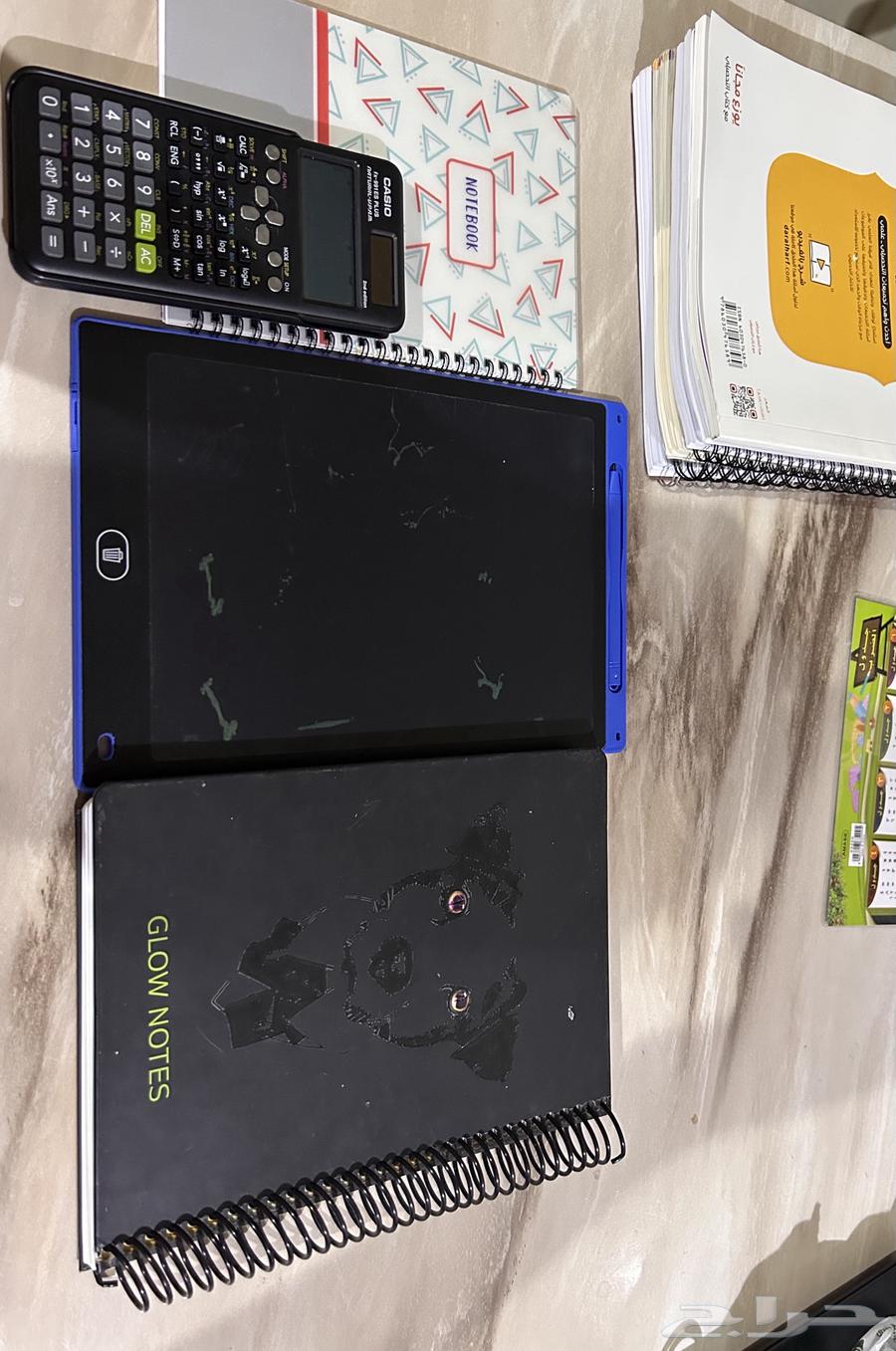 Books for selling capabilities and achievement with a smart board, notebook, and calculator64517090874754111