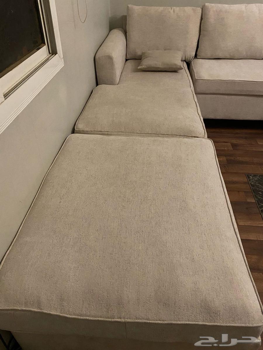 L-shaped sofa measuring 4 meters by 2.80 meters, new Chanel fabric64511071546755112