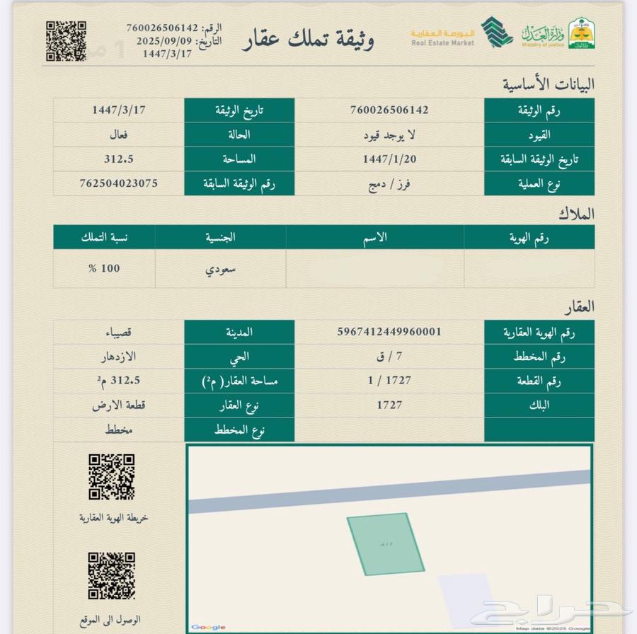 Land opportunity in Qassim's Qaseeba for only 31 at the lowest price64144081441538110