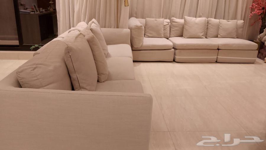 Very modern and comfortable 6-piece sofa set, washed and clean used64515039419651110