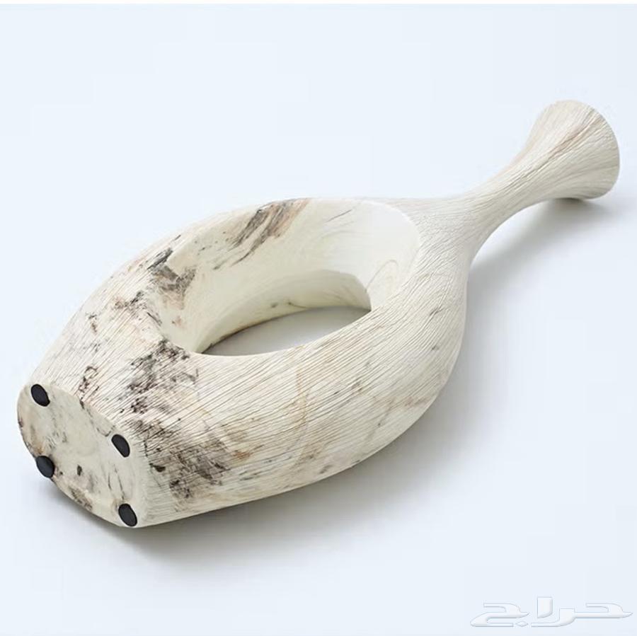 مزهرية من السيراميك على شكل خشب مصقول64512316303105111