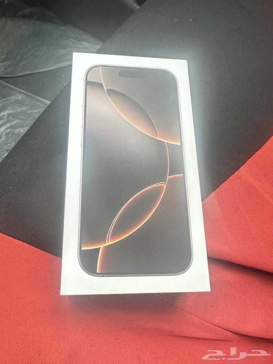 آيفون 16 برو 1 تيرا جديد بالكرتون ما انفتح64514775919745110