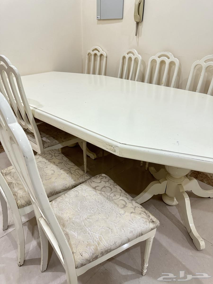 طاولة طعام 8 كراسي - طاولة تلفزيون مع حامل التلفزيون64514706299266112