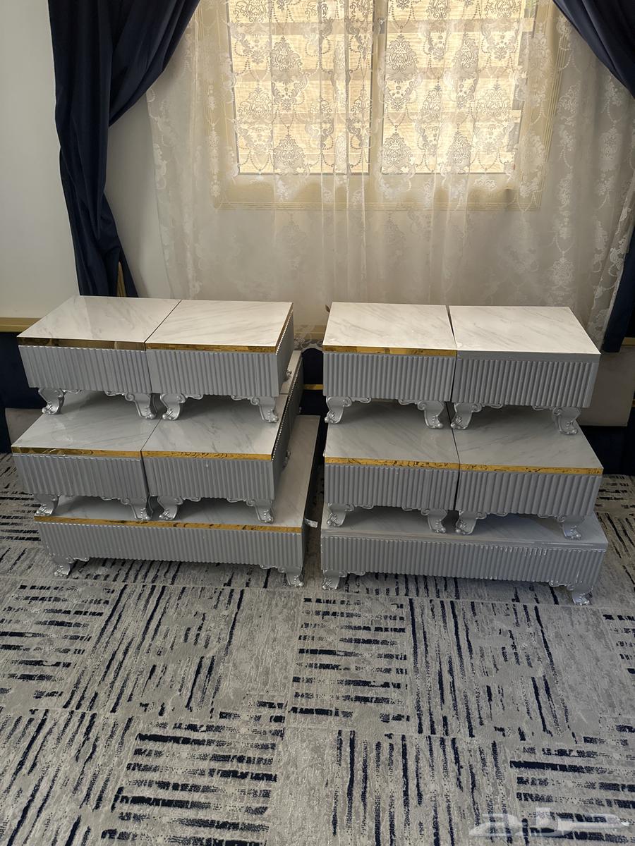 طاولات كبيرة رخام ومعها ملحقاتها64514072567171110