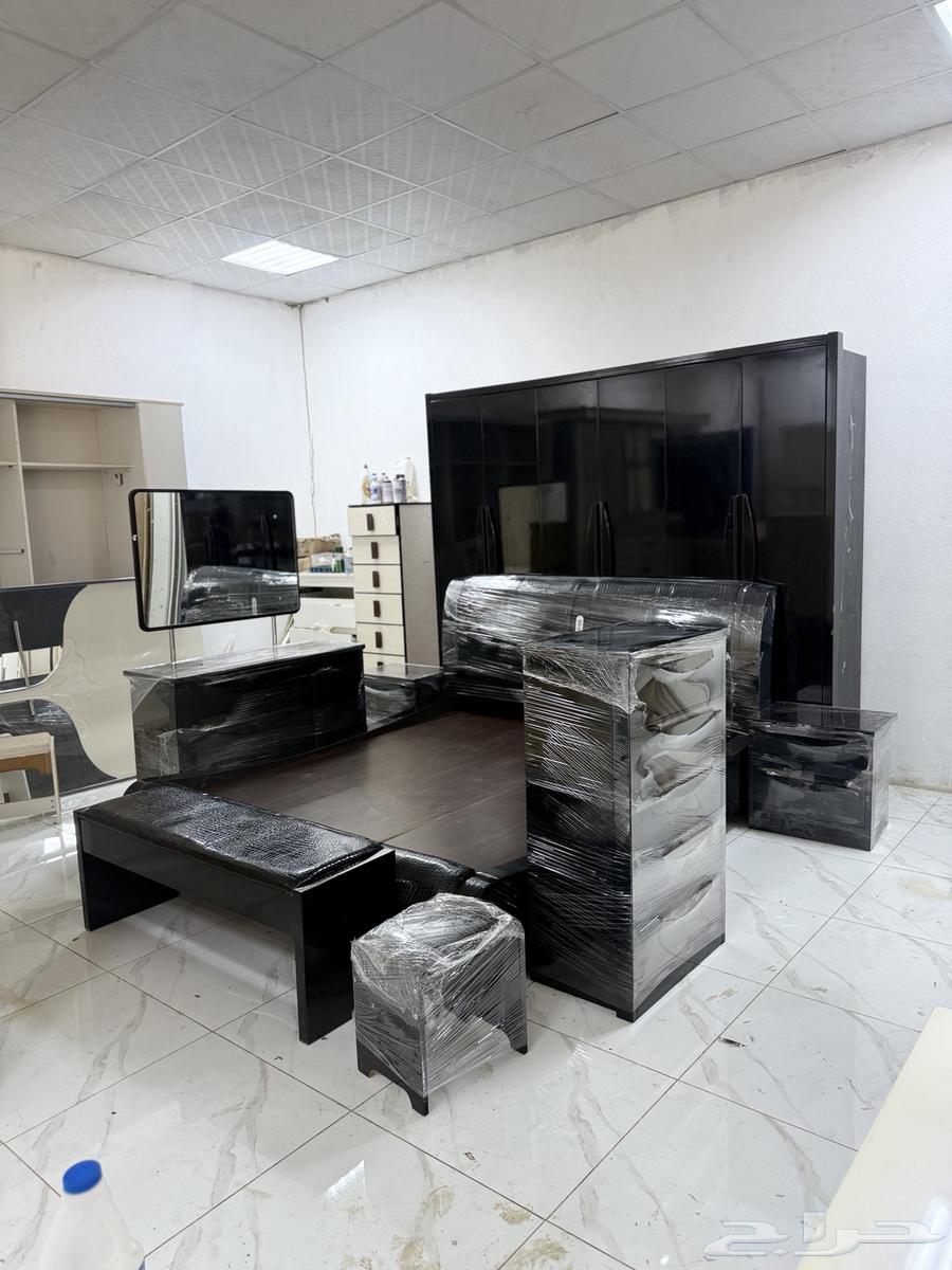 غرفة النوم السوداء تستخدم حالة جيدة جدا 9 قطع من غرفة النوم64511353663875111