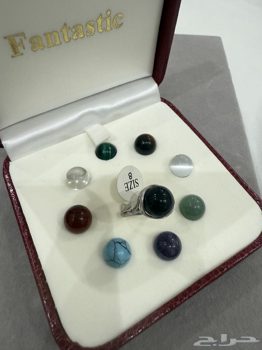 اجمل هدية خاتم فضه عيار 925 مميز يتغير إلى 9 اشكال والوان64518550014082114