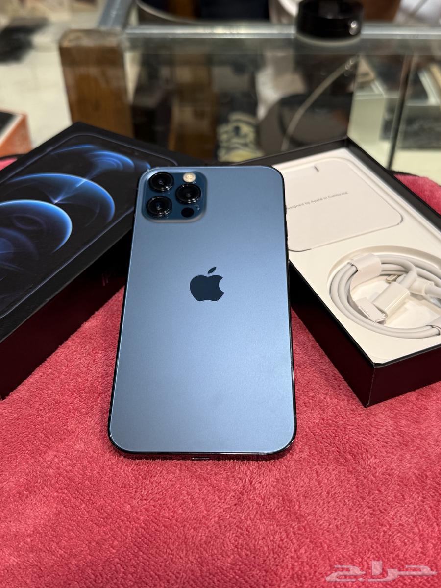 آيفون 12 برو 256 قيقاء بطارية 96  مع كرتونه واغراضه64518083849731111