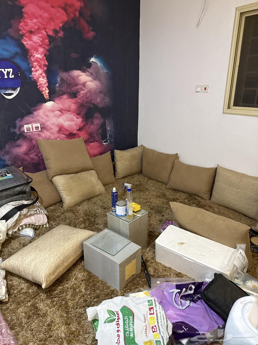 مساند عددها 19 وفرشه للبيع السعر 30064518605495553110