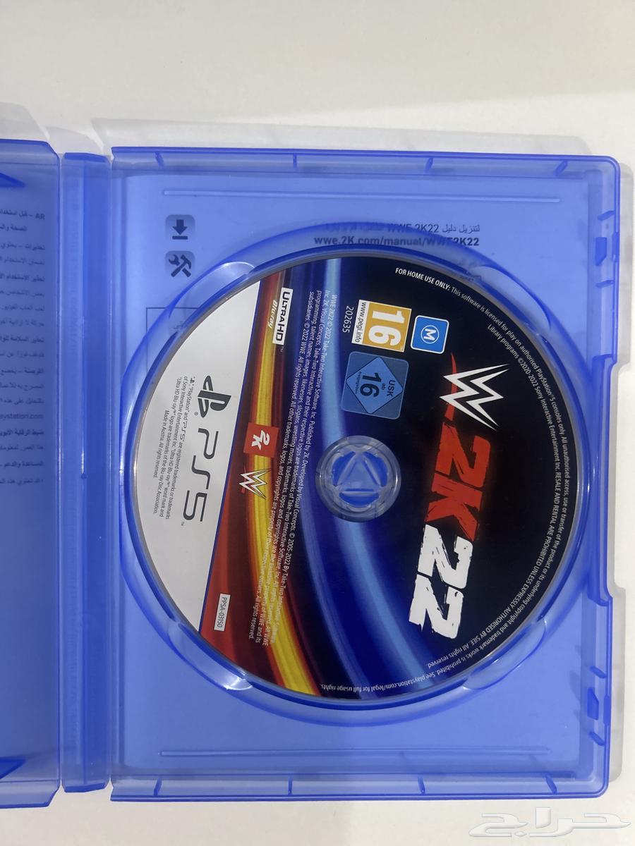 شريط مصارعه 22 ps5 شبه جديد ارخص سعر64514127862530111