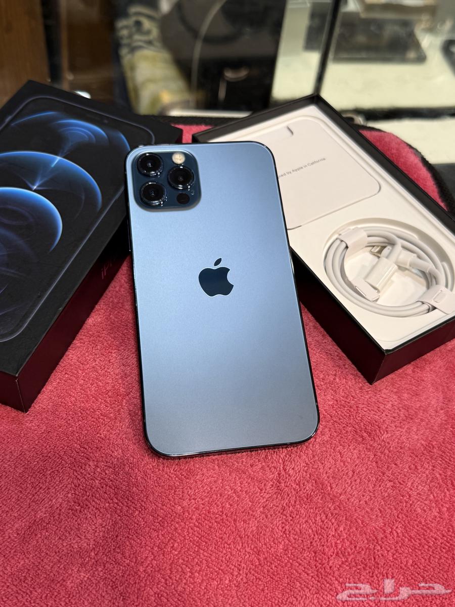 آيفون 12 برو 256 قيقاء بطارية 96  مع كرتونه واغراضه64518083849731110