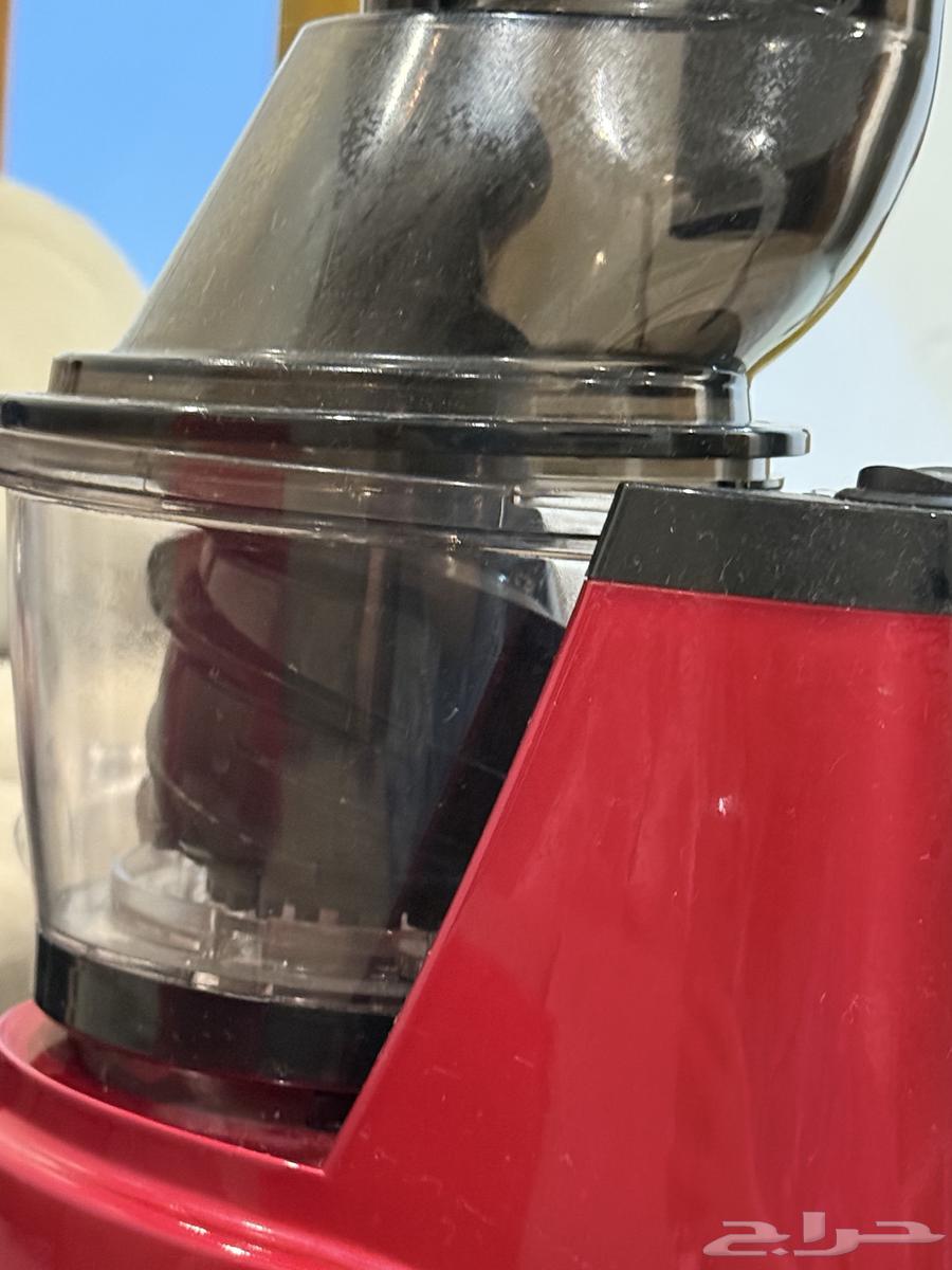 ريبون عصارة بطيئة كهربائية - أحمر - 150 واط -64516183848578112