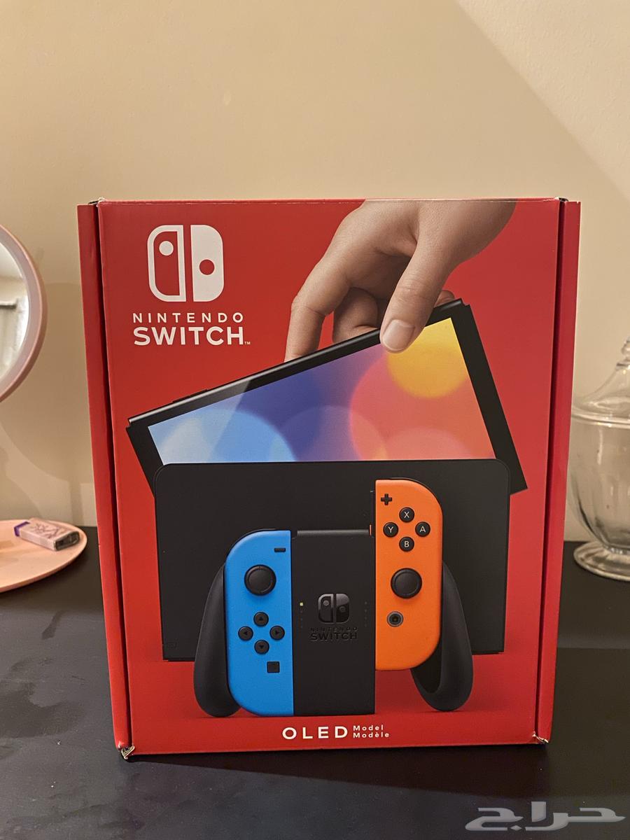 نينتدو سويتش جديد مع جميع ملحقاته64514472440835110