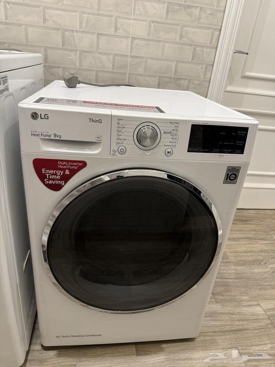 مجفف ال جي 9 كيلو ابيض64518395015937110