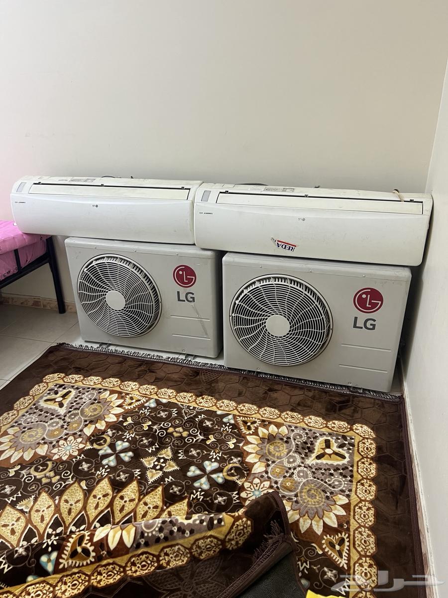 إثنين مكيف LG بحالة ممتازه نظيف و مغسول علي التركيب64513825162370113