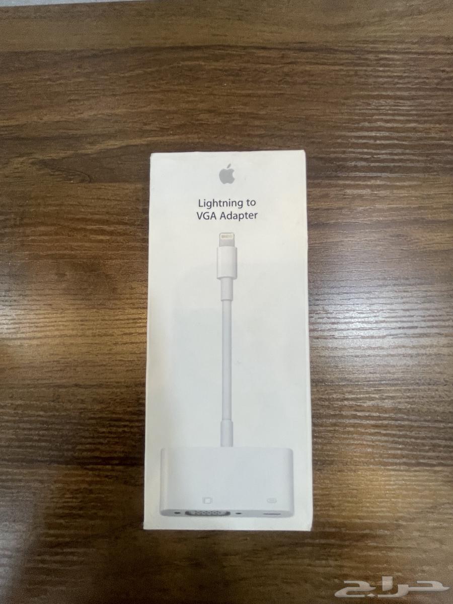 Apple Lightning to VGA Adapter أصلية كيبل   189 ريال64523752819713110