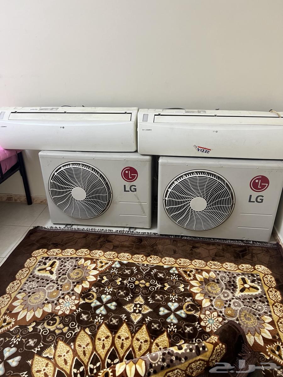 إثنين مكيف LG بحالة ممتازه نظيف و مغسول علي التركيب64513825162370111