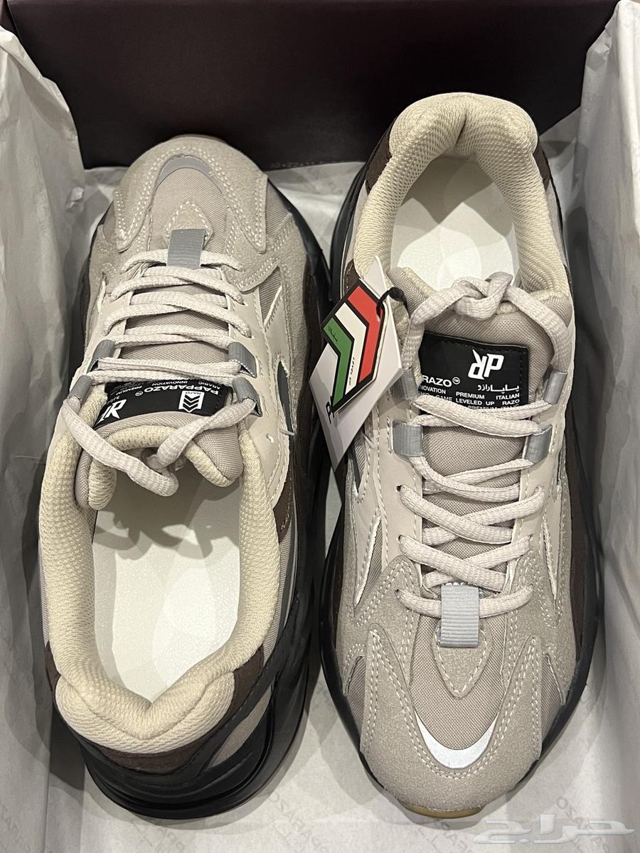 حذاء رمادي غامق جديد - مقاس 37 - يرفع الطول 7 سم مخفي64514858842241111