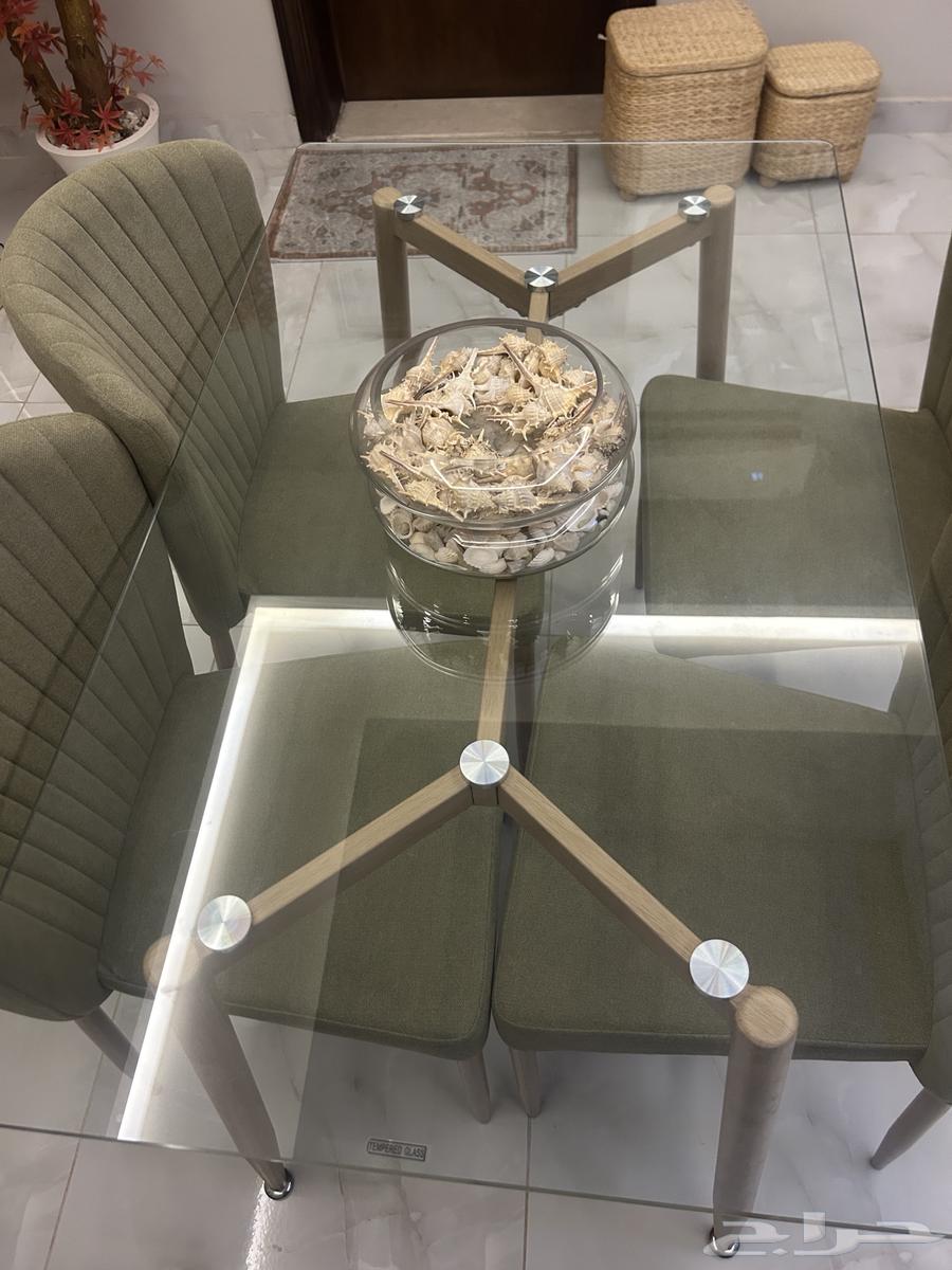 طاولة طعام 4 اشخاص مع الكراسي64517147134083110