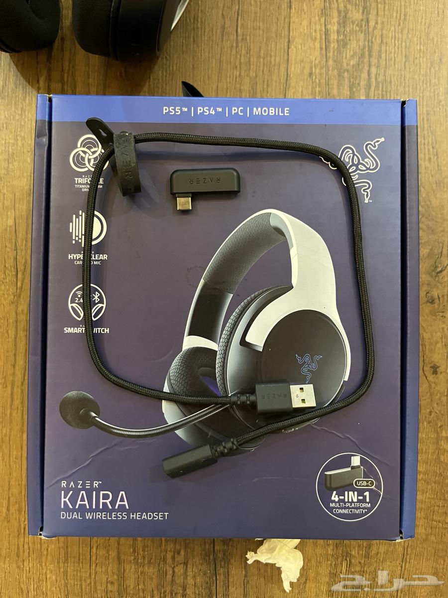 سماعة رأس رزير جوال وبي سي وسوني 4 و5 السماعة نظيفة جد ا64515933652227113