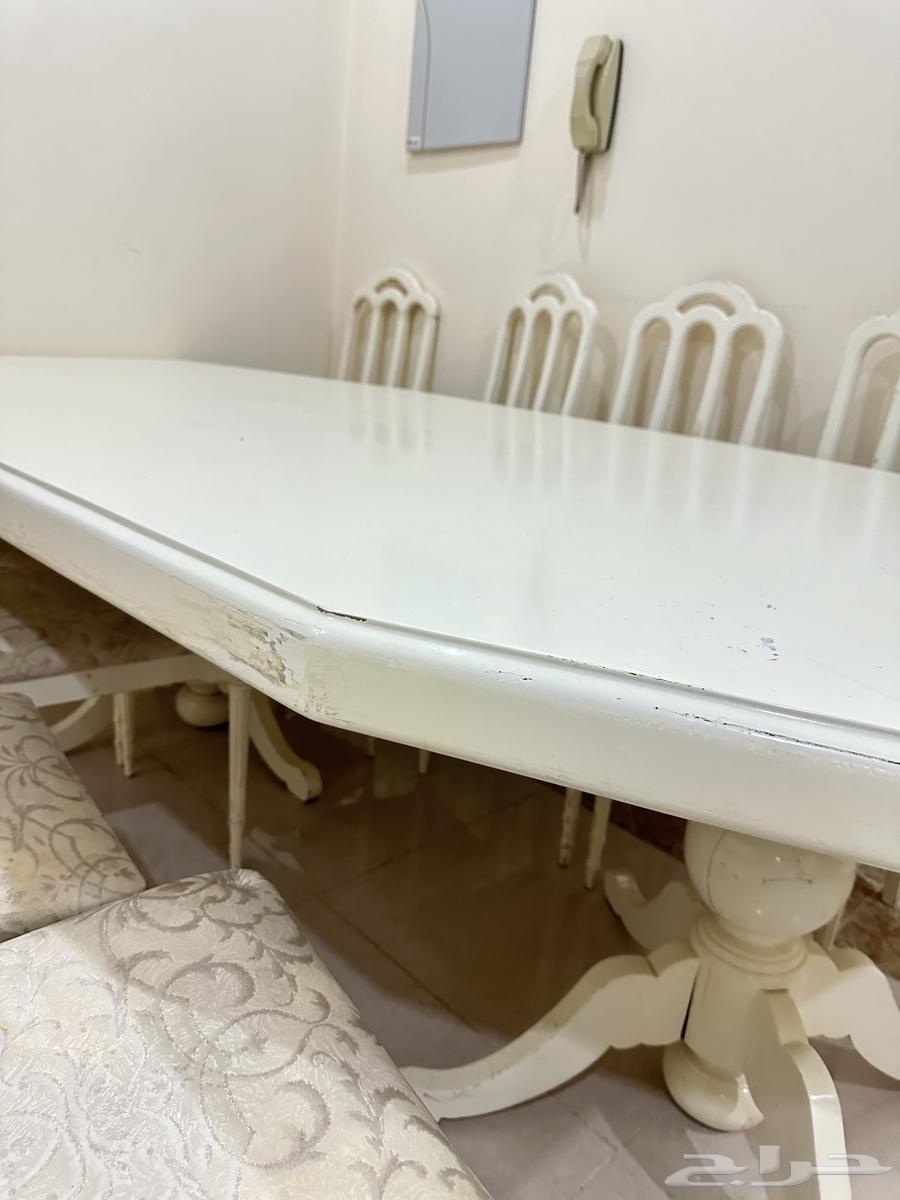 طاولة طعام 8 كراسي - طاولة تلفزيون مع حامل التلفزيون64514706299266110