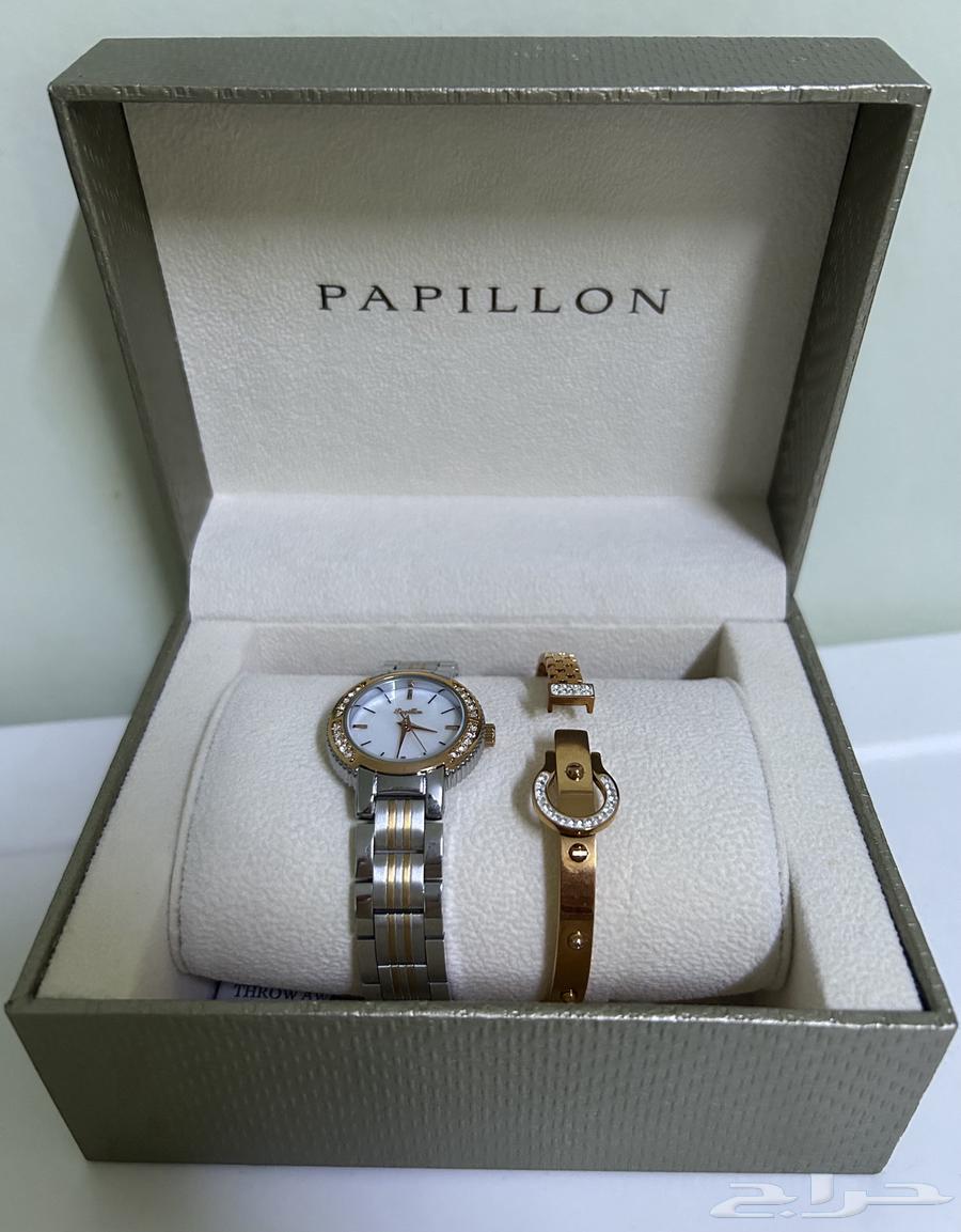 ساعة بابيون مع اسوارة64512120705281111