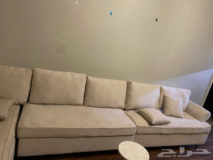 L-shaped sofa measuring 4 meters by 2.80 meters, new Chanel fabric64511071546755111