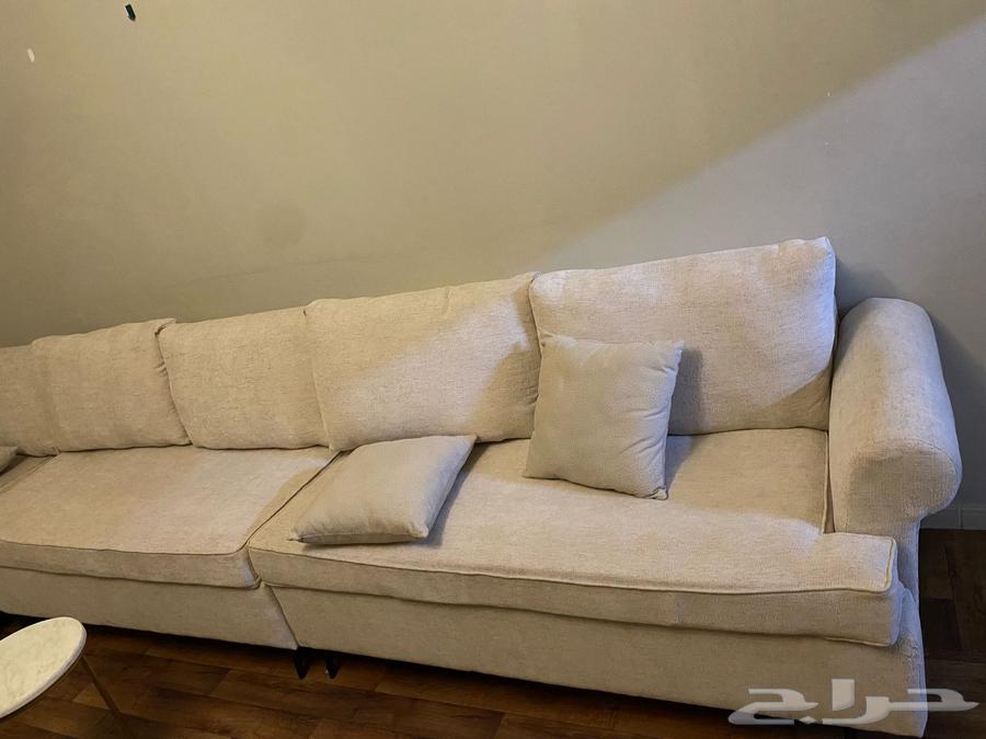 L-shaped sofa measuring 4 meters by 2.80 meters, new Chanel fabric64511071546755110