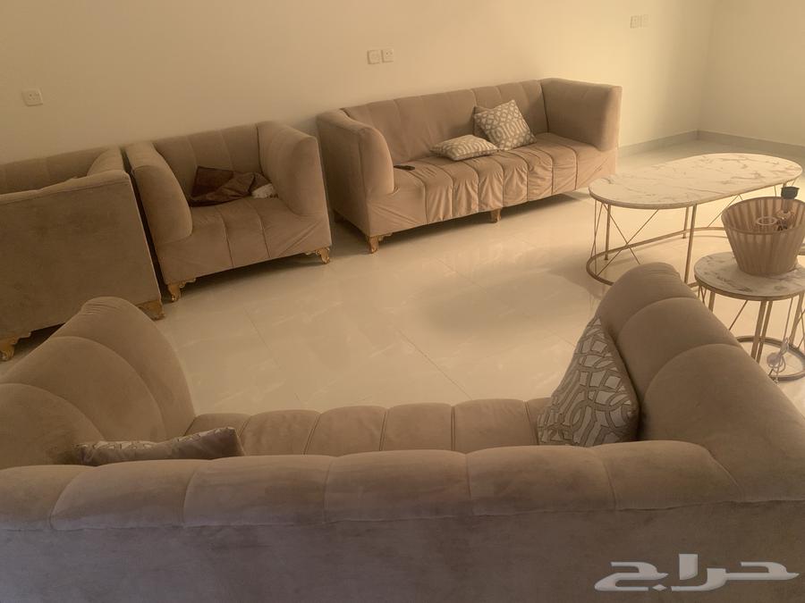 Sofa for sale with tables64512259852290110