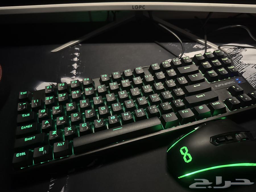 كيبورد عربي مع ماوس عربي وانقليزي من انفني ارك صوته طرب64516582719489110