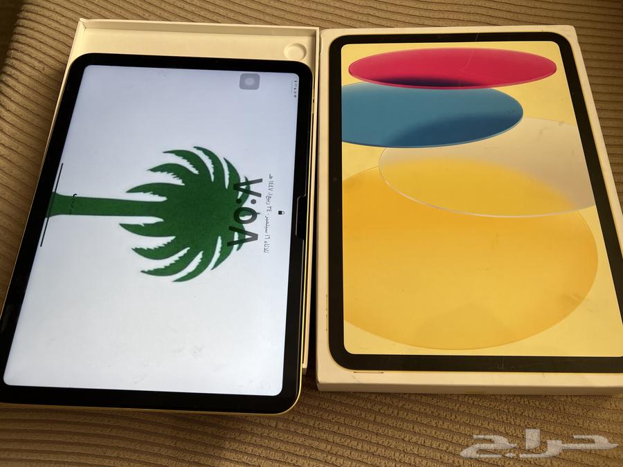ايباد الجيل العاشر اصفر 64 قيقا64489142674818110