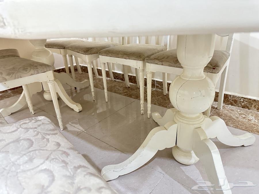 طاولة طعام 8 كراسي - طاولة تلفزيون مع حامل التلفزيون64514706299266113