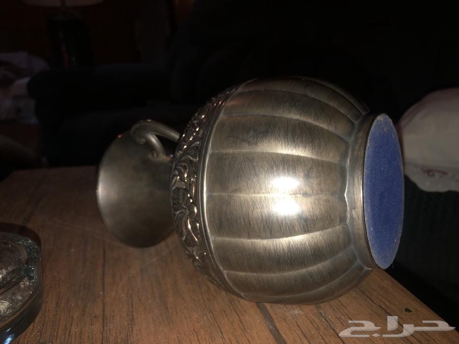 إناء فضي كلاسيكي من النحاس الاحمر مزخرف انتيك64459320158722112