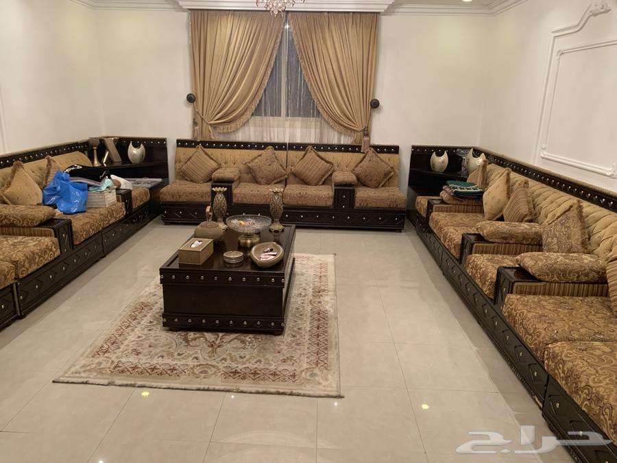 مجلس كنب مغربي مع الطاوله و الستاره64514196682627110