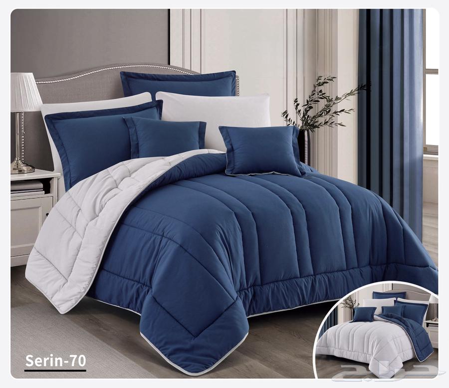 مفرش لحاف سادة وجهين64512949243138113