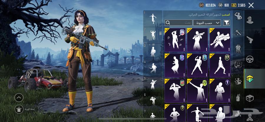 حساب ببجي للبيع64513011779202110