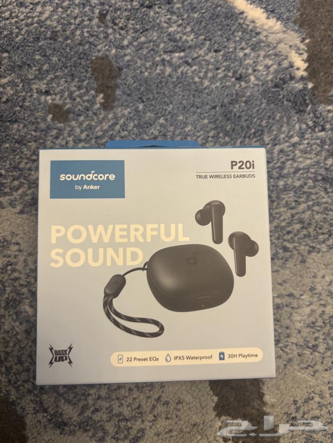 سماعة انكور بلوتوث (بكرتونها حديده) لم تستعمل64514734122114113