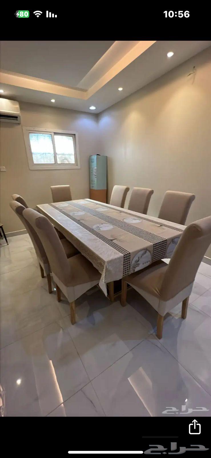 طاوله طعام مع بوفيه بدون كراسي64511884630529111