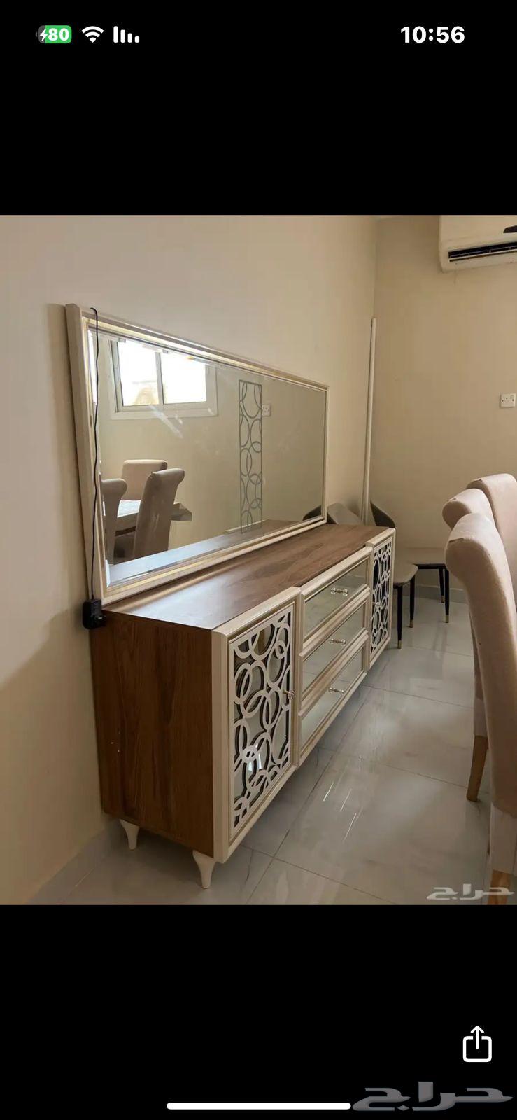 طاوله طعام مع بوفيه بدون كراسي64511884630529112