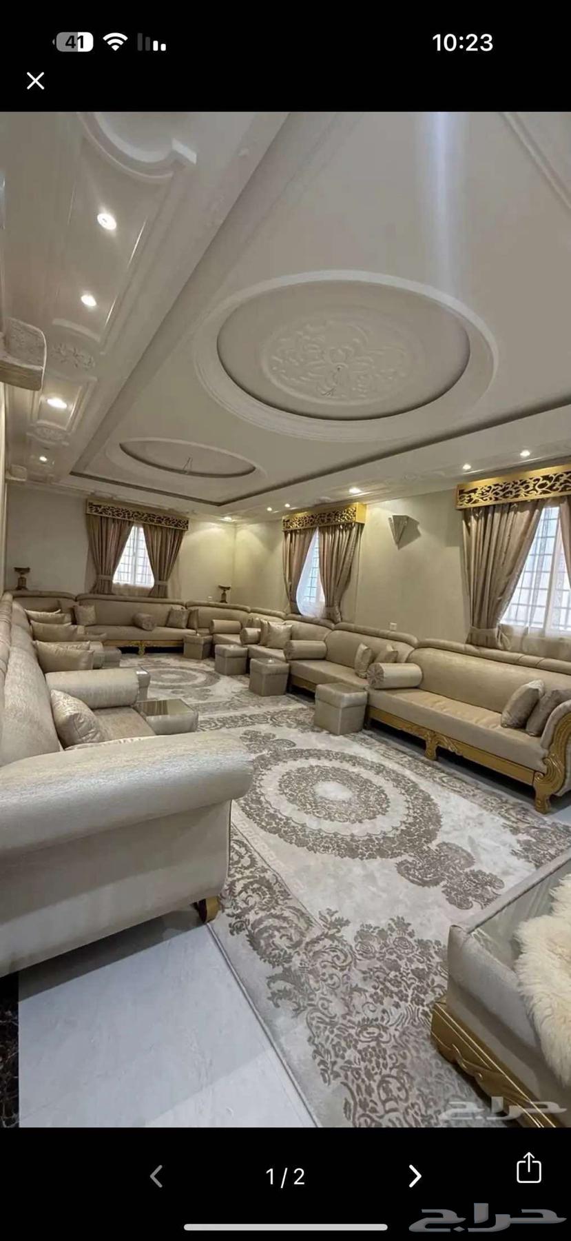 للبيع كنب مجلس رجال خشب ممتاز وجميل ونظيف البيع بسبب النقل64514320640387110