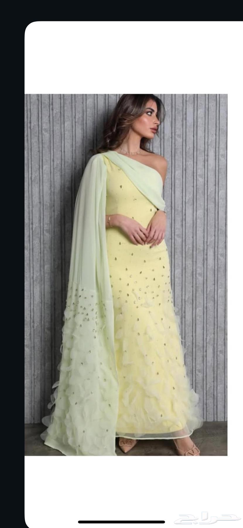 فستان من المصممة رغد الخريف للبيع64516837029889110