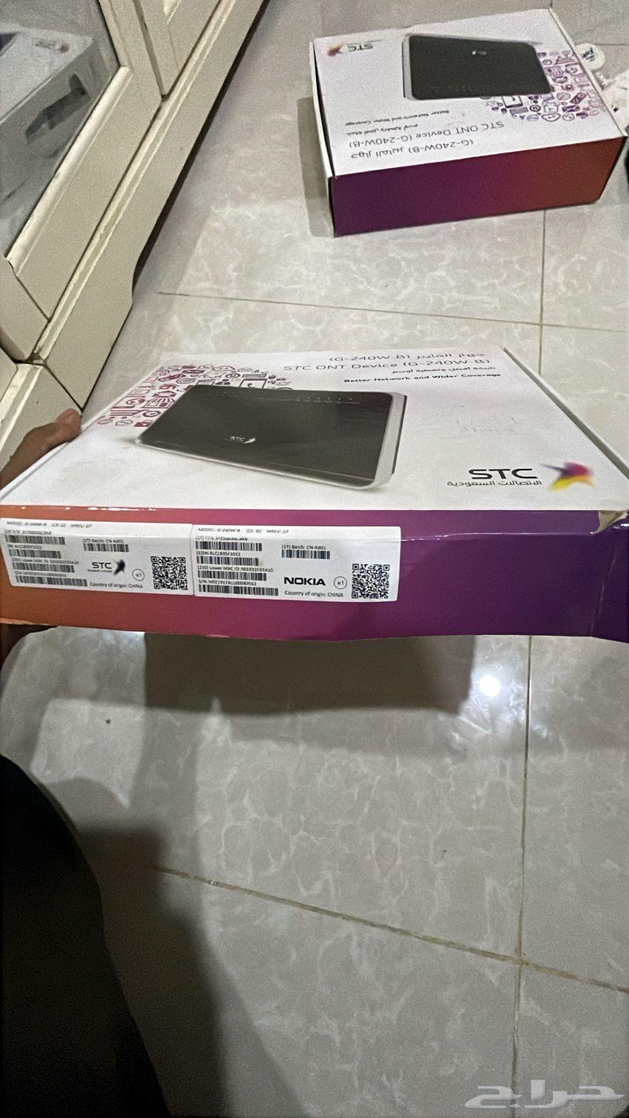عندي روتر واي فاي استي سي Stc في منها 4 روترات بتراب الفلوس64517789613058110