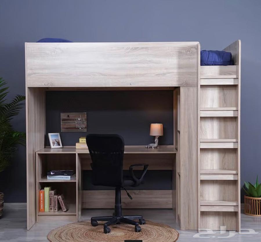 bed with study table64511297422338112