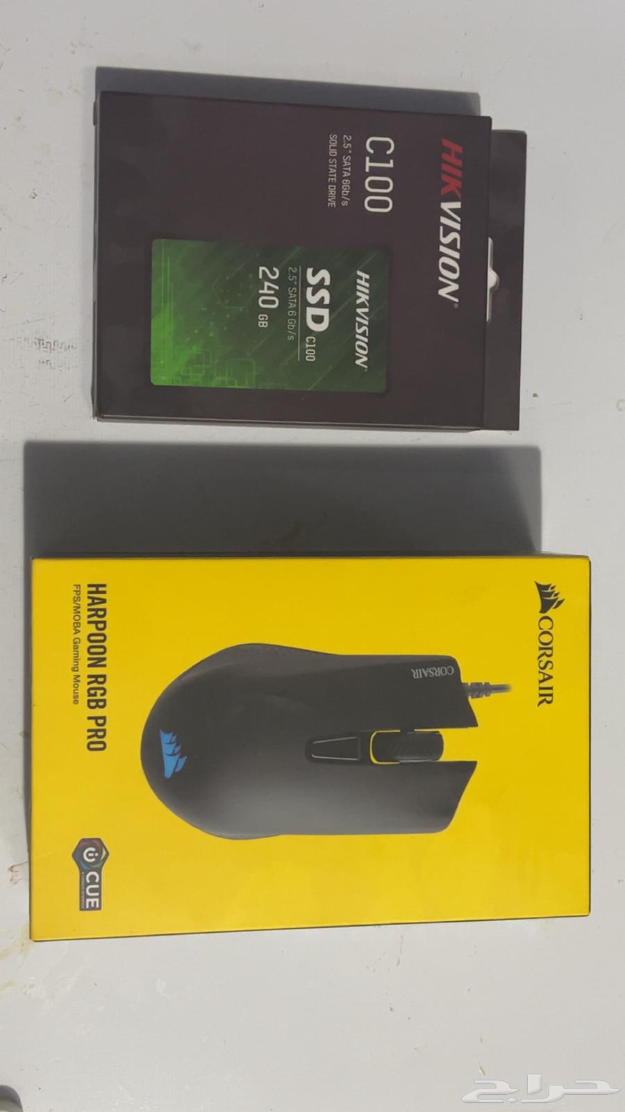 Corsair HARPOON RGB PRO Wired Mouse SSD c100 240GB64523598366083112