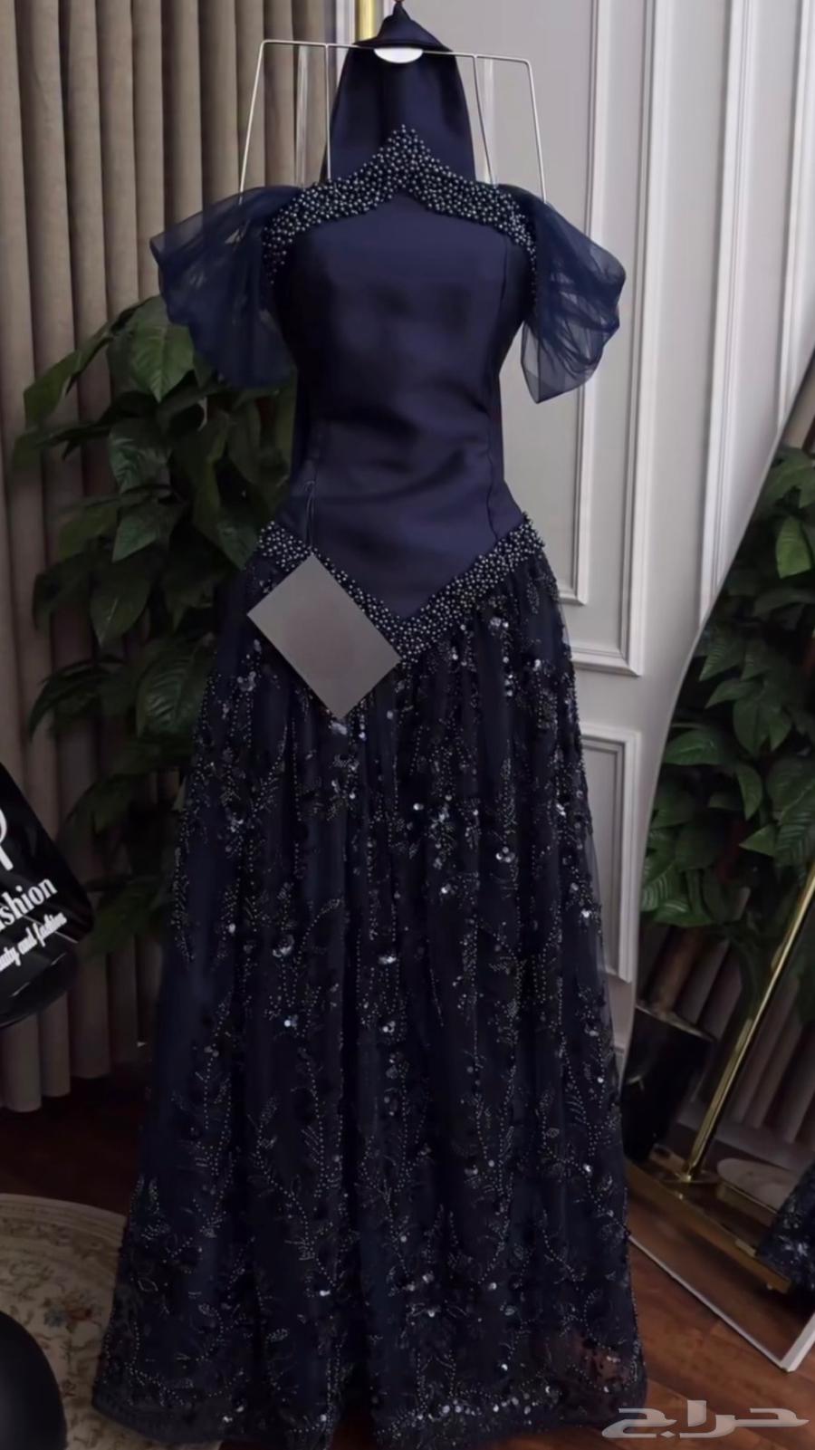 فستان الهبه ( كحلي )64523133312259110