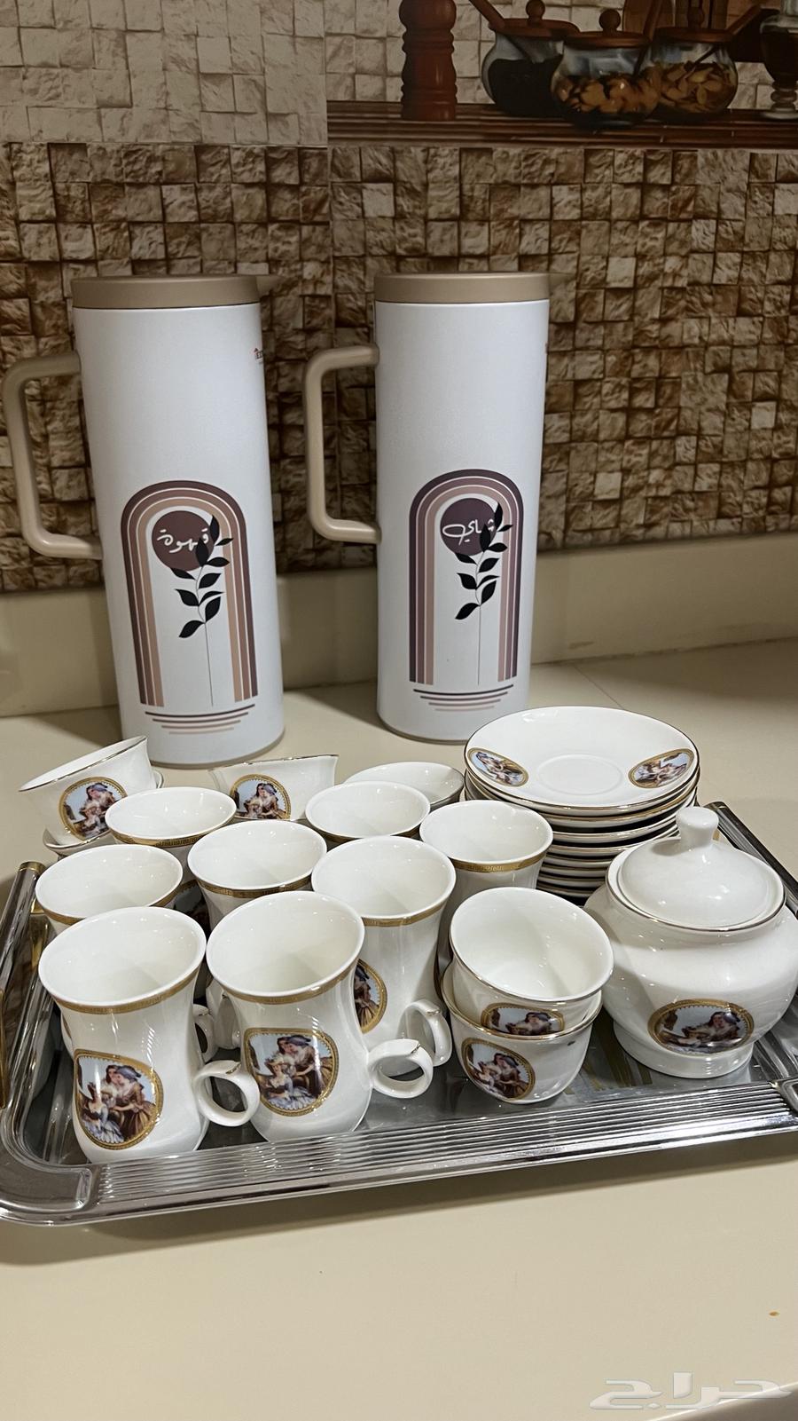 اواني ثلاجتين قهوه وشاهي وطقم فناجيل وبيالات15064524587156482112
