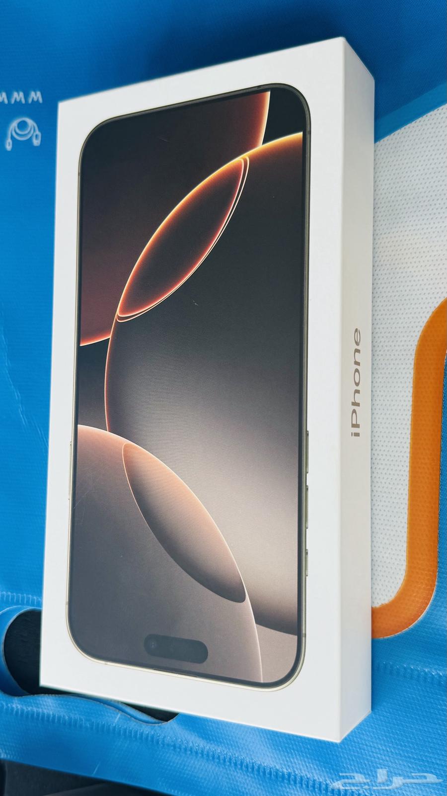 للبيع جوال ايفون 16 برو ماكس 512 جديد تايتانيوم صحراوي64520911380481110