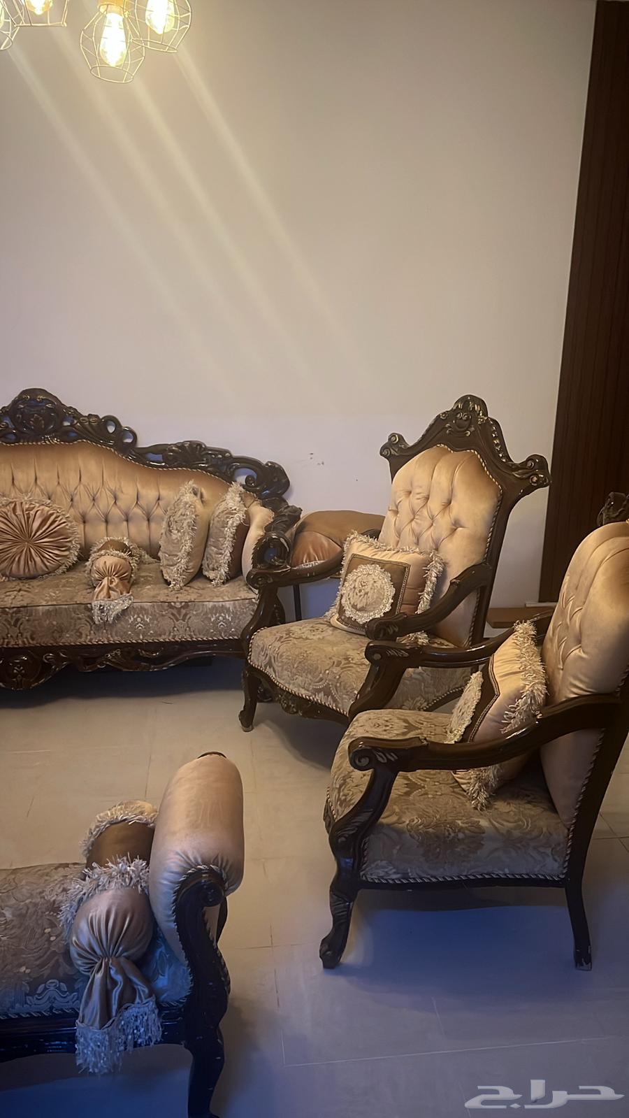 كنب خشب تركي64519511775107112