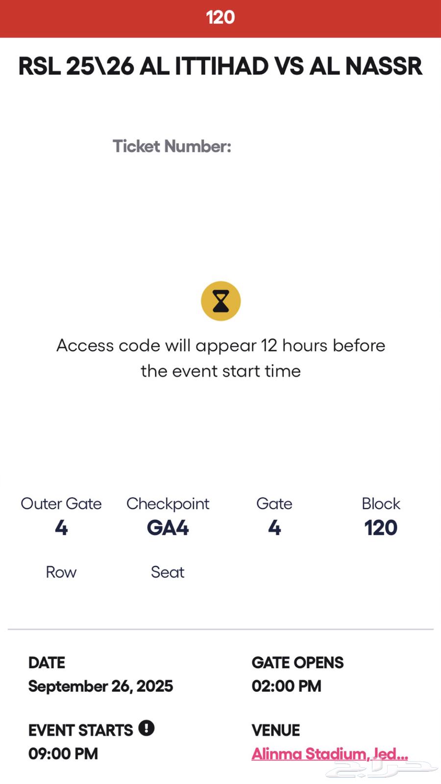 Tickets for Al-Ittihad and Al-Nasr are guaranteed at the same price64520006166787111