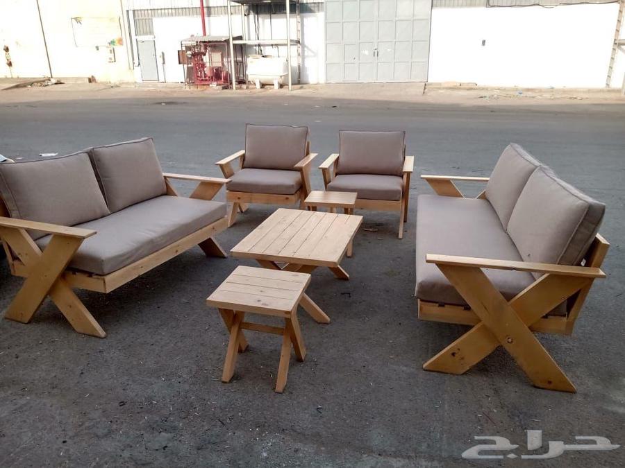 كراسي خشب جلسة خارجية كراسي للحوش كراسي مخيمات كراسي خارجي64523076307587114
