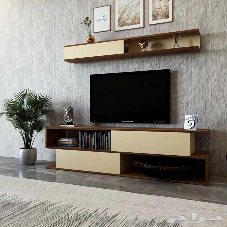 طاوله تلفاز بألون حديثه تناسب المنازل الأنيقه والشحن علينا64521822974210110